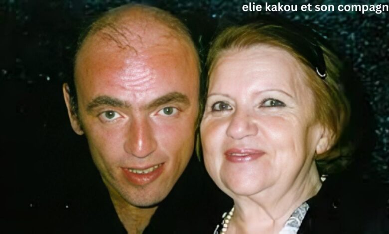 Elie Kakou et son compagnon