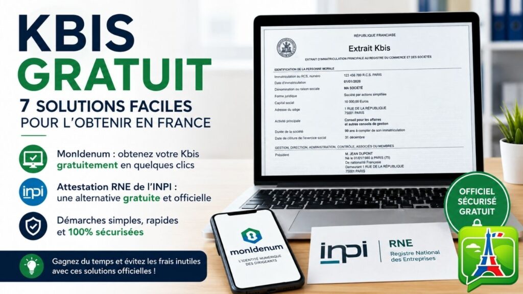 kbis gratuit